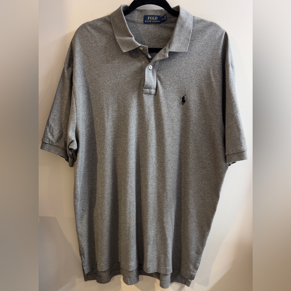 Ralph Lauren Gray Short-Sleeve Polo